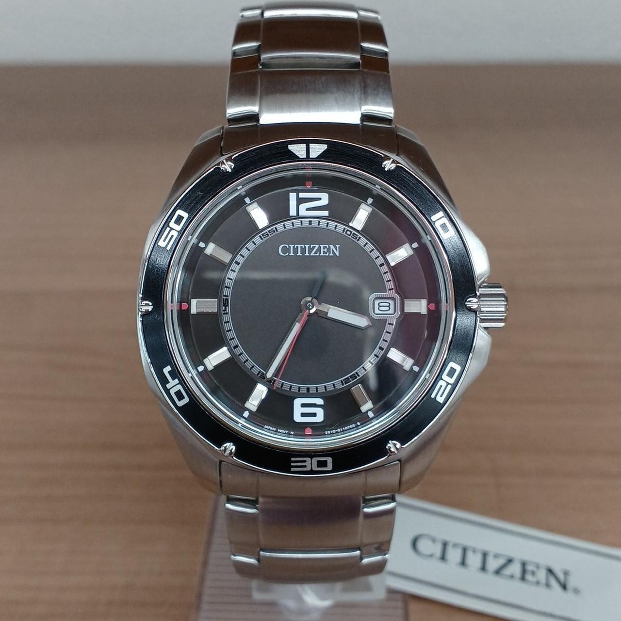 Wristwatch BK2520 53E Model number Black x Silver Condition A CITIZEN