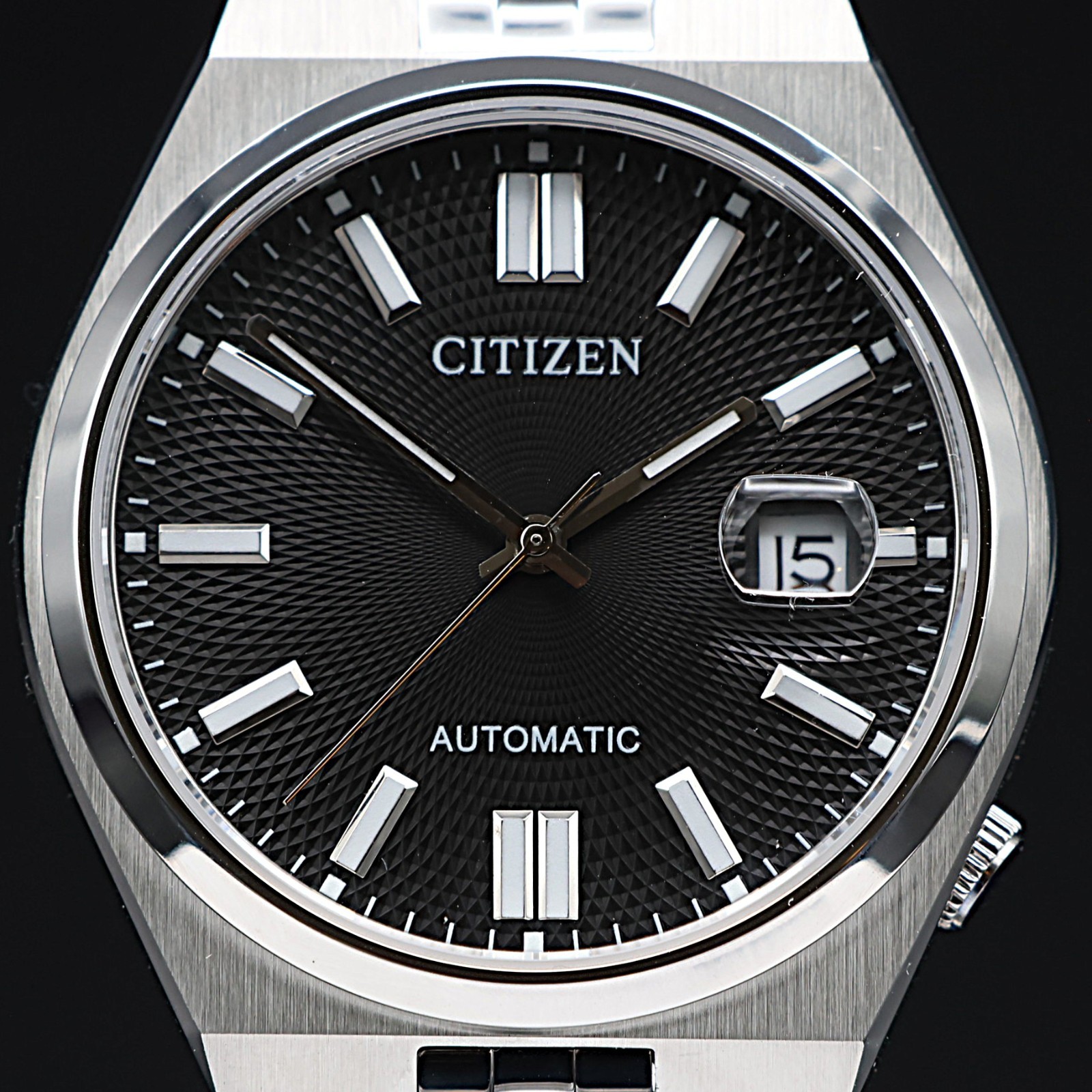 Citizen Tsuyosa NK0020-55E Automatic Black Dial 40mm Stainless Steel Watch NIB⚫