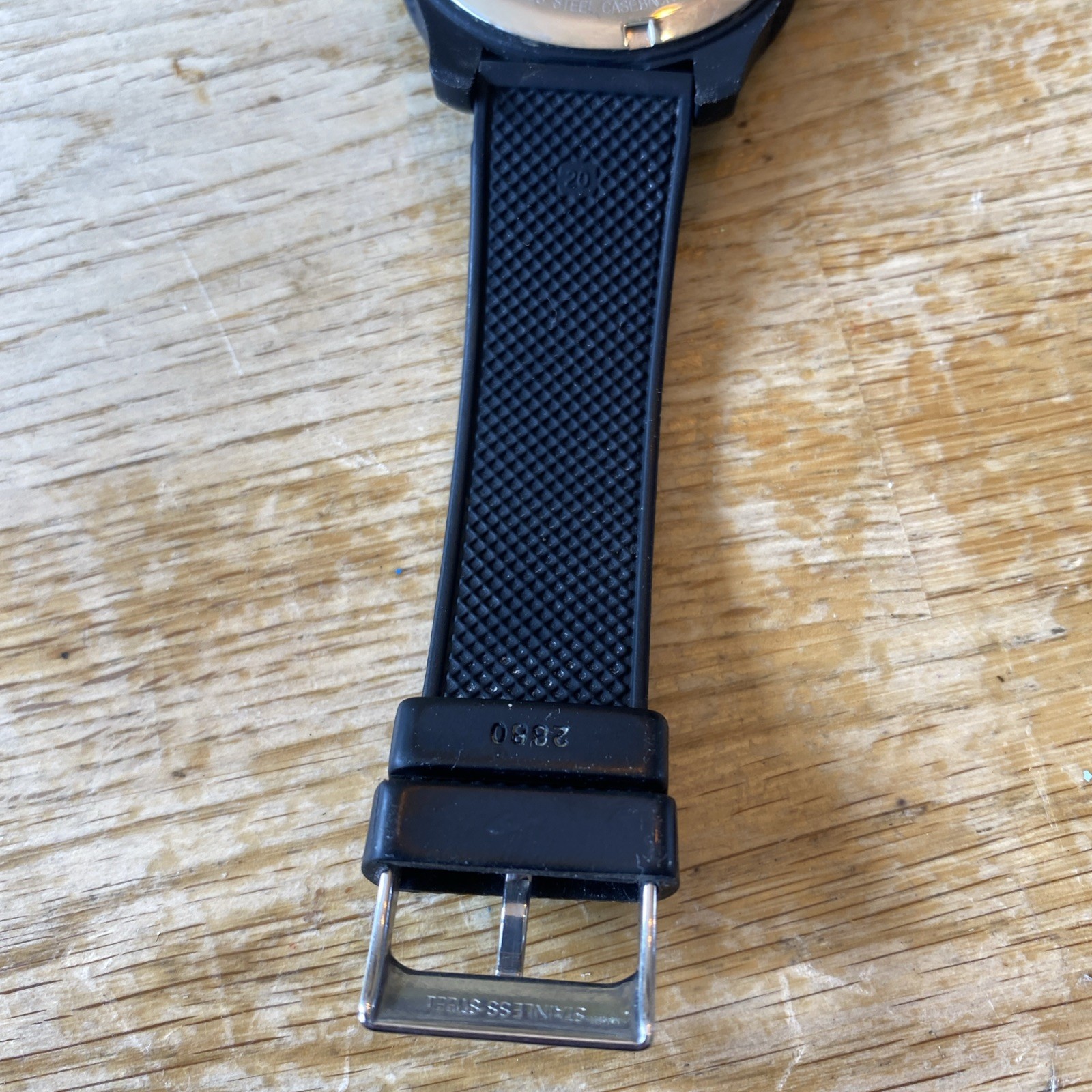 Lacoste Black Blue Dial Quartz Watch LC79.1.47.2788 Rubber Strap Unisex 30m 3ATM