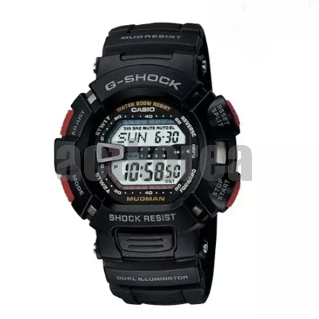 Casio G-SHOCK G-9000-1DR Mudman Digital Sport Watch Black 200M Shock Resistant