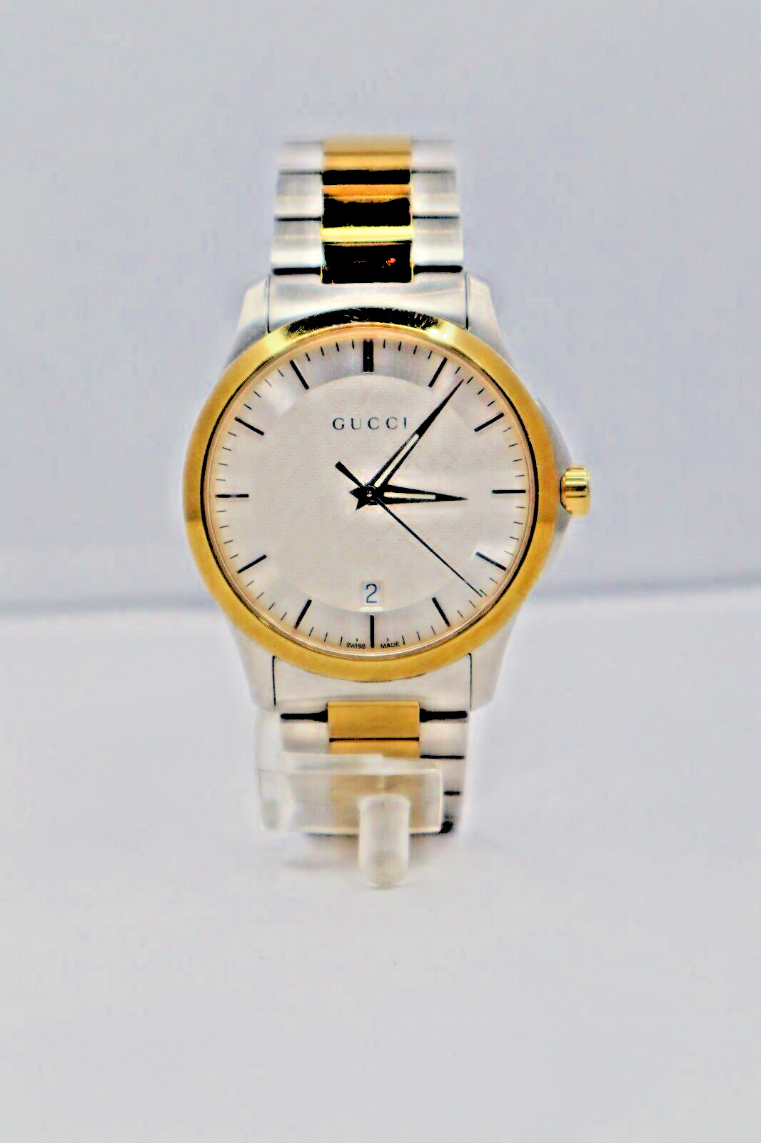 Gucci G-Timeless Men’s Two-Tone Stainless Steel Watch – YA126473