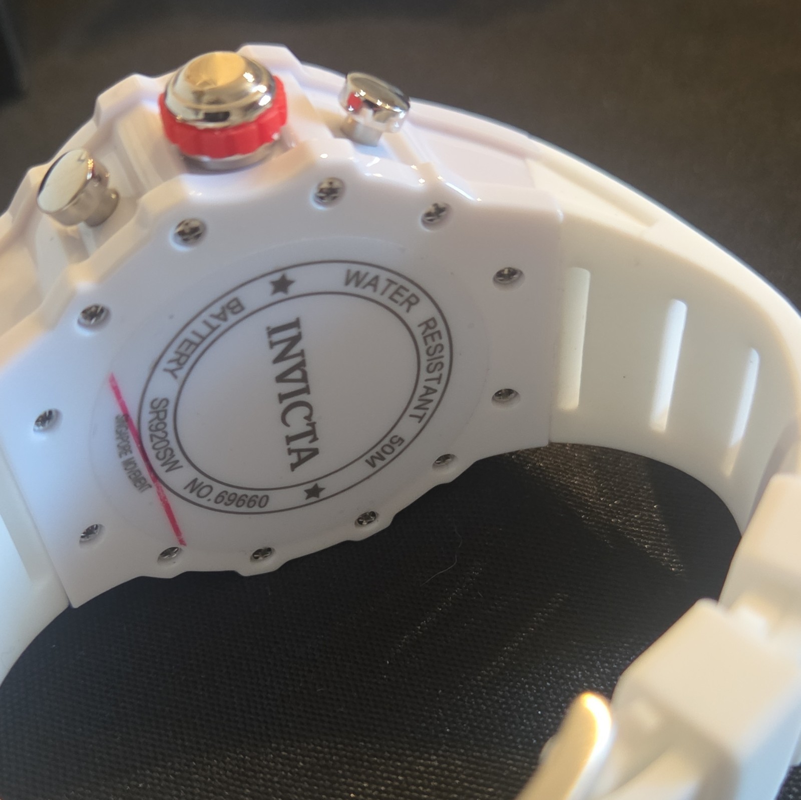 Invicta S1 Rally Men’s Quartz Chronograph Tachymeter Date 50m White/Red
