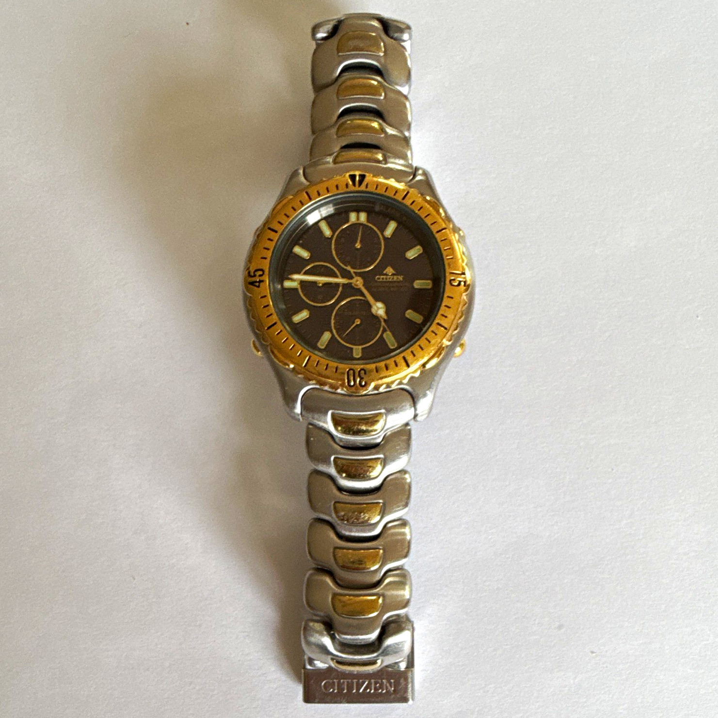Citizen Men’s ecodrive dive watch circa 1995. Needs new battery.