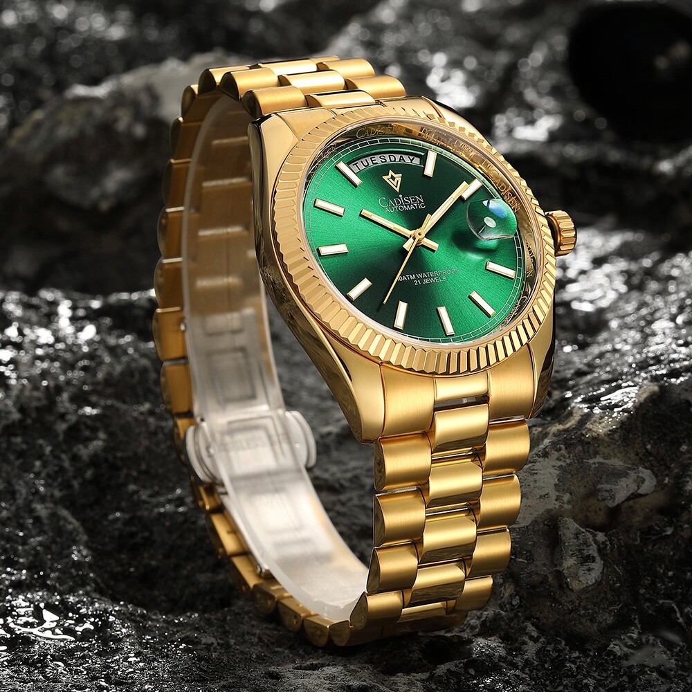 Men’s Automatic Mechanical Watch Sapphire Glass Miyota Movement 100M Waterproof