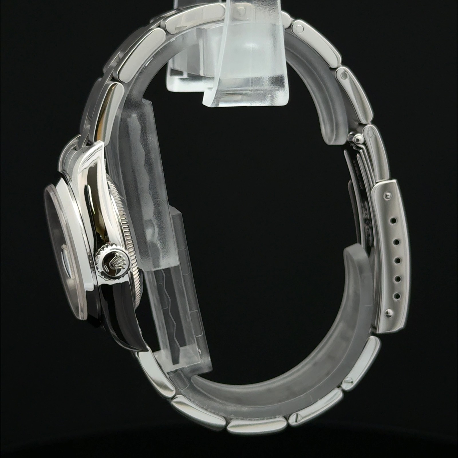 2000 Rolex Oyster Perpetual Date White Arabic Dial Oyster Bracelet 79160 Steel