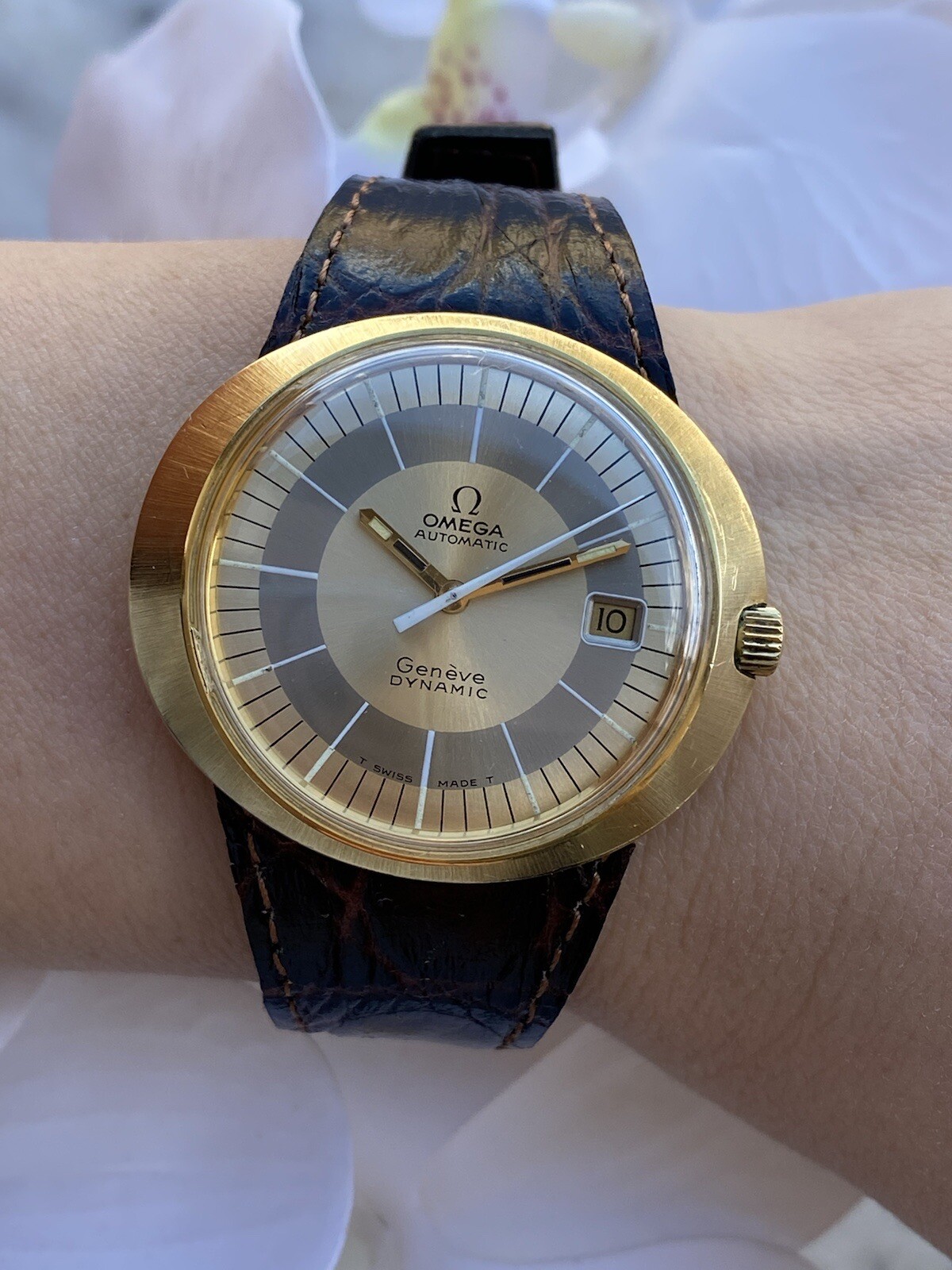 OMEGA GENEVE DYNAMIC WATCH AUTOMATIC CAL.565 DATE MENS 41.5mm SWISS MADE