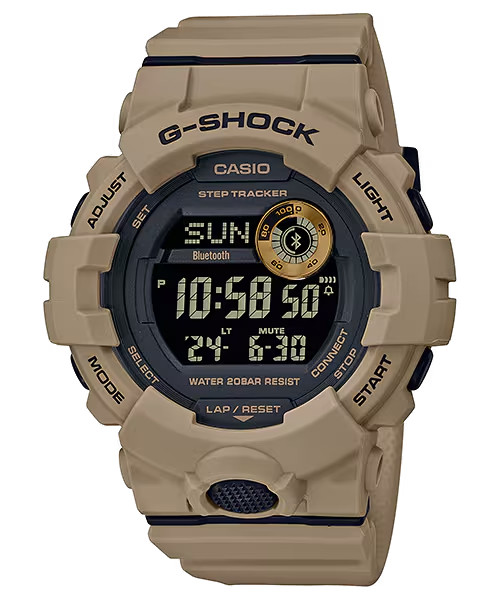 *BRAND NEW* Casio G-Shock Black Dial Beige and Band Case Men’s Watch GBD800UC-5