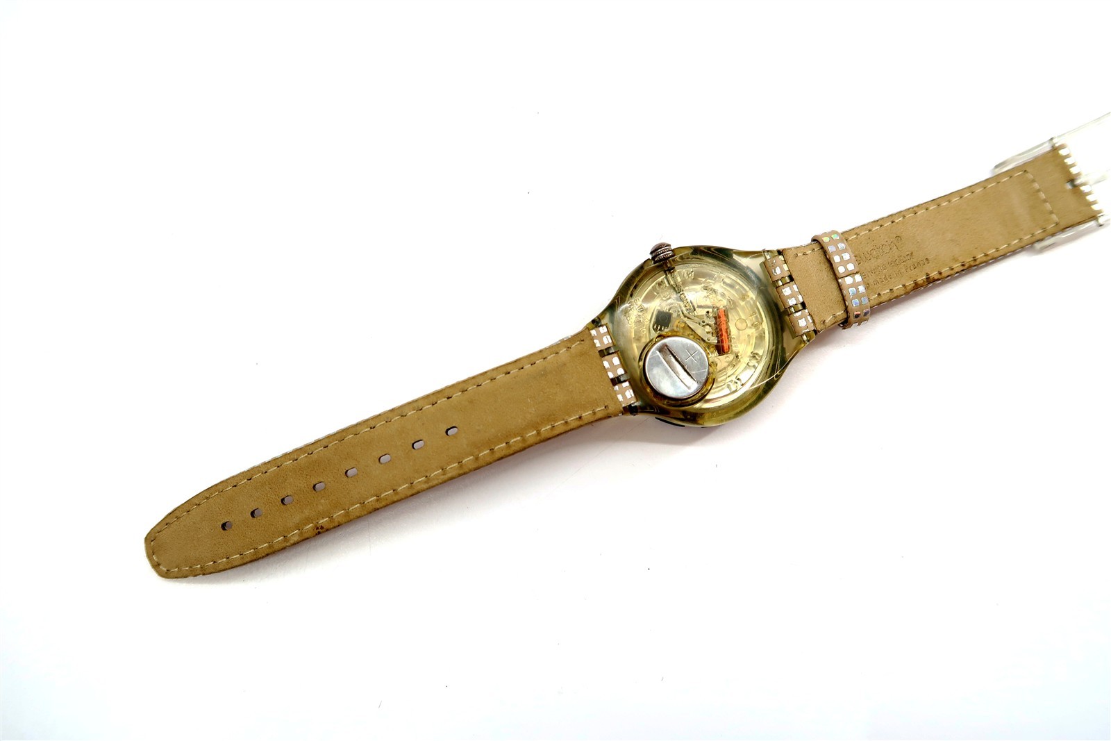 Swatch Scuba Watch LUNAIRE SDK113 w/ Case and Papers 1994 Gents REPLACEMENT BAND