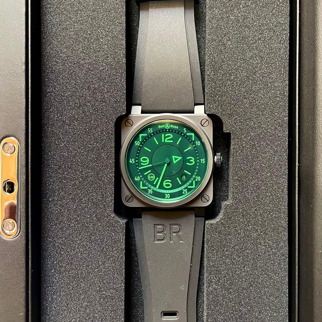 Bell & Ross BR 03-92 H.U.D Green Ceramic Men’s Watch