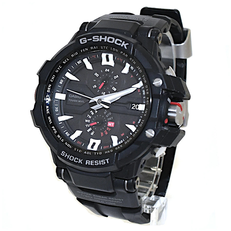 CASIO G SHOCK Tough Solar Skycockpit GW A1000 1AJF Men’s Black Dial G SHOCK CAS