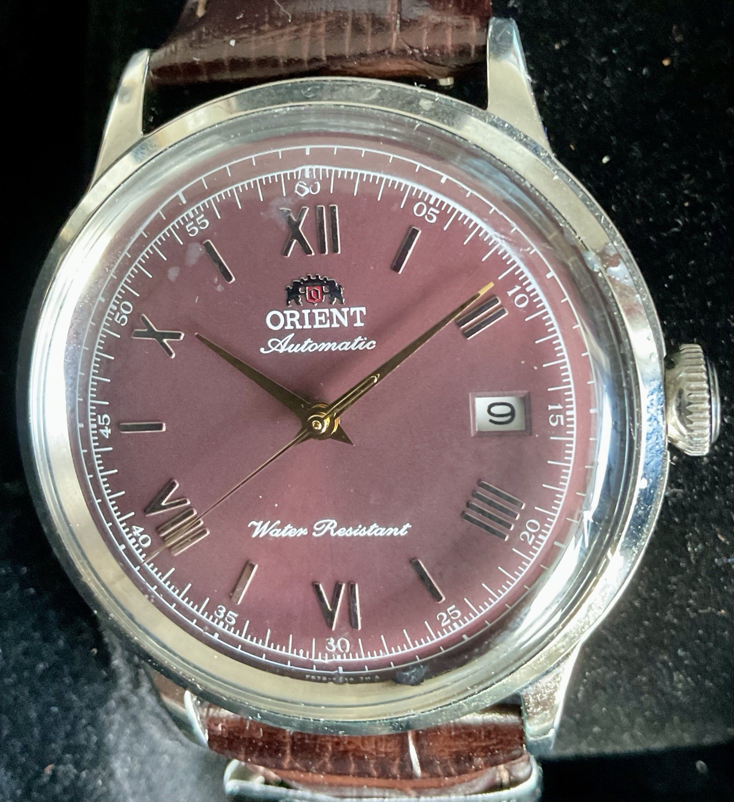 Orient Bambino Version 2 Automatic Red Dial EUC Orient Box Manual