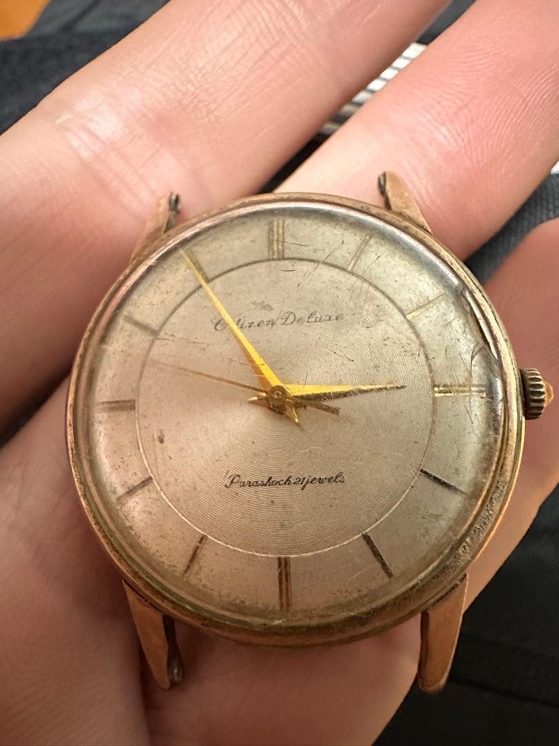 Citizen De Luxe Parashock 21 Jewels Manual Watch Used