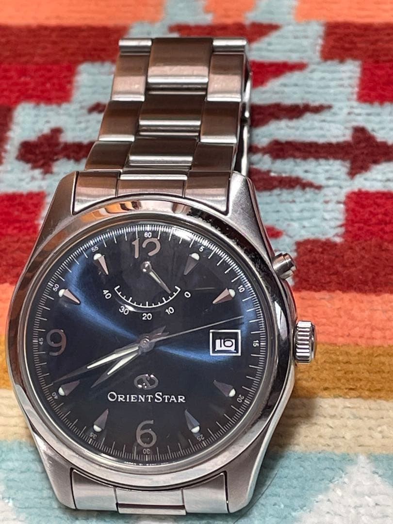 Orient Star Classic EX0C-C0 CS Blue Dial Automatic Men’s Watch Used Working #41