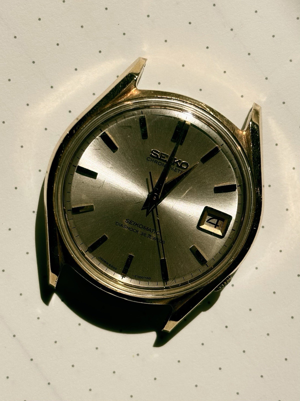 Seiko Seikomatic Chronometer 6245-9000 1966 Automatic Cap Gold