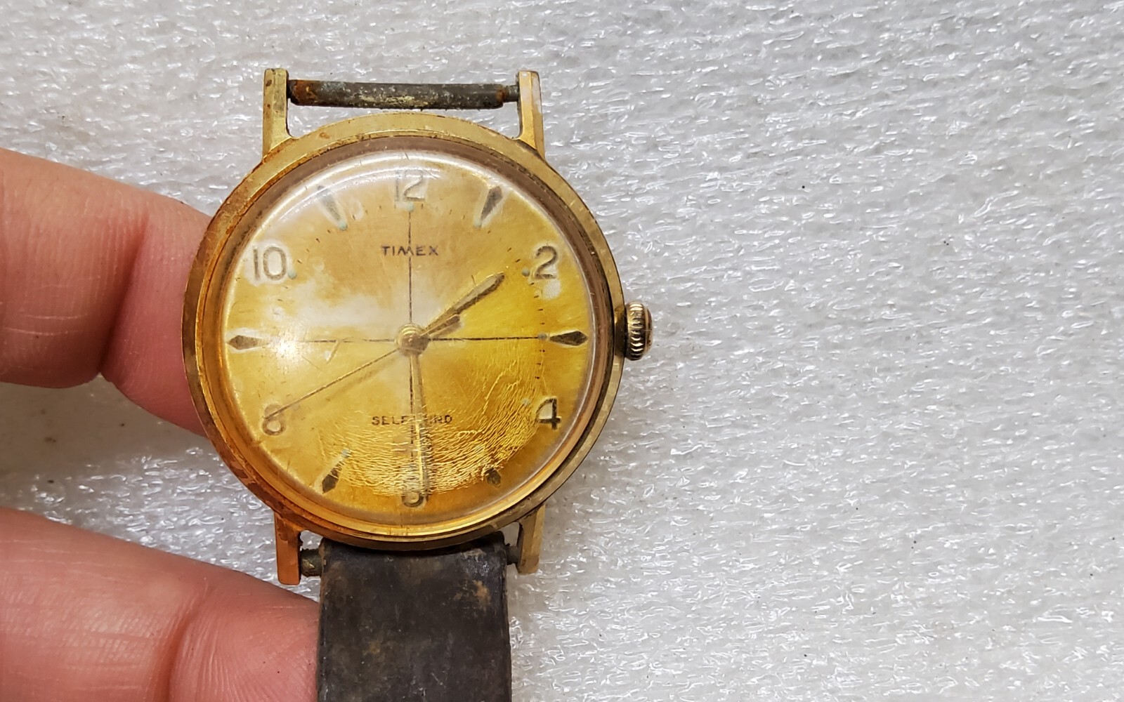 Mens Vintage Timex Self Wind Automatic US Time Corporation Watch Runs