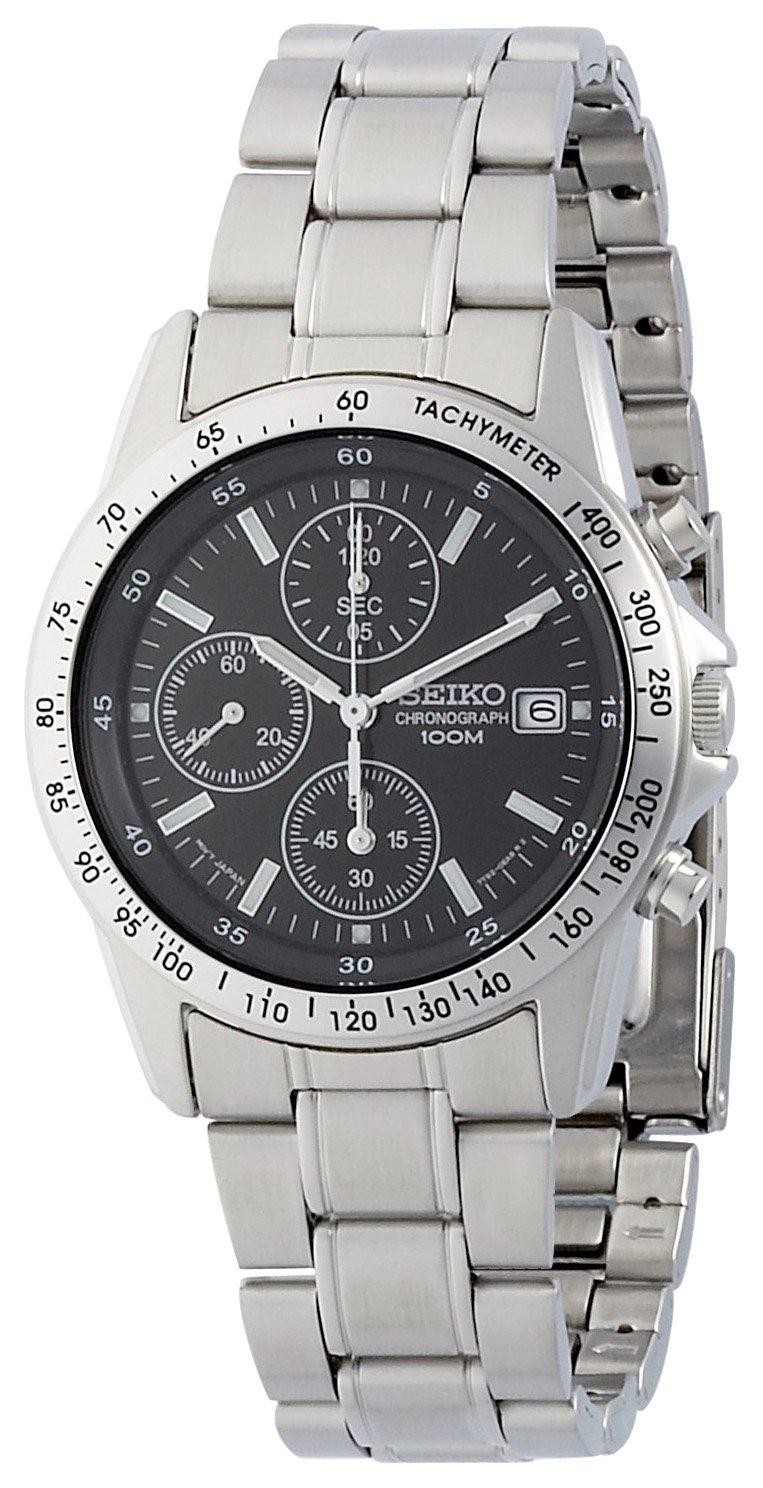 SEIKO Chronograph SND367PC Men’s Watch from Japan New in Box