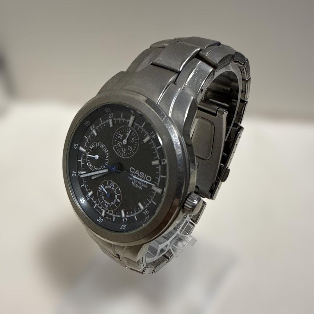 CASIO ARG-301 TITANIUM Chronograph Black