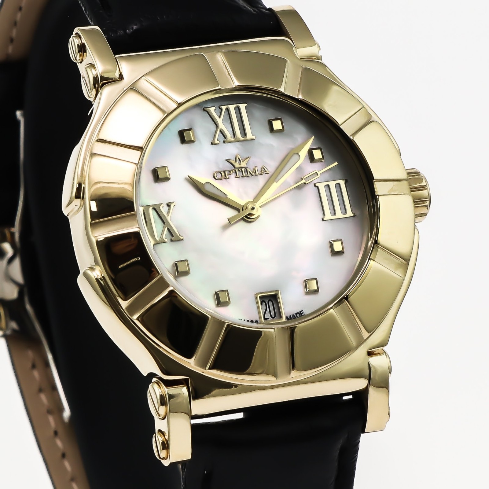 NEW / OPTIMA Swiss OSL300-SS-7 • Stainless Steel • Quartz • 38mm • 5ATM • WATCH