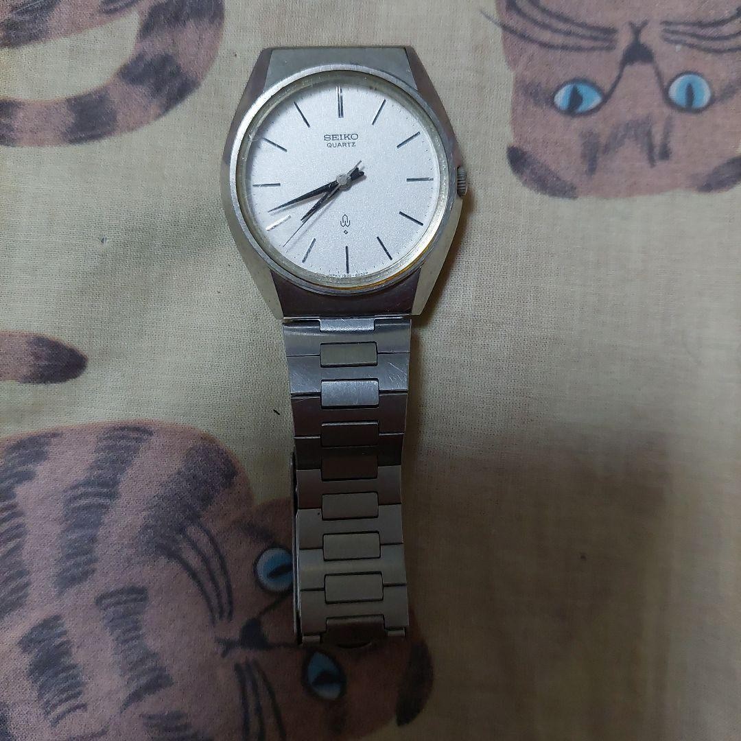 Grand Seiko Quartz Watch 9587 8000 Stainless Steel Case Band Water Resistant
