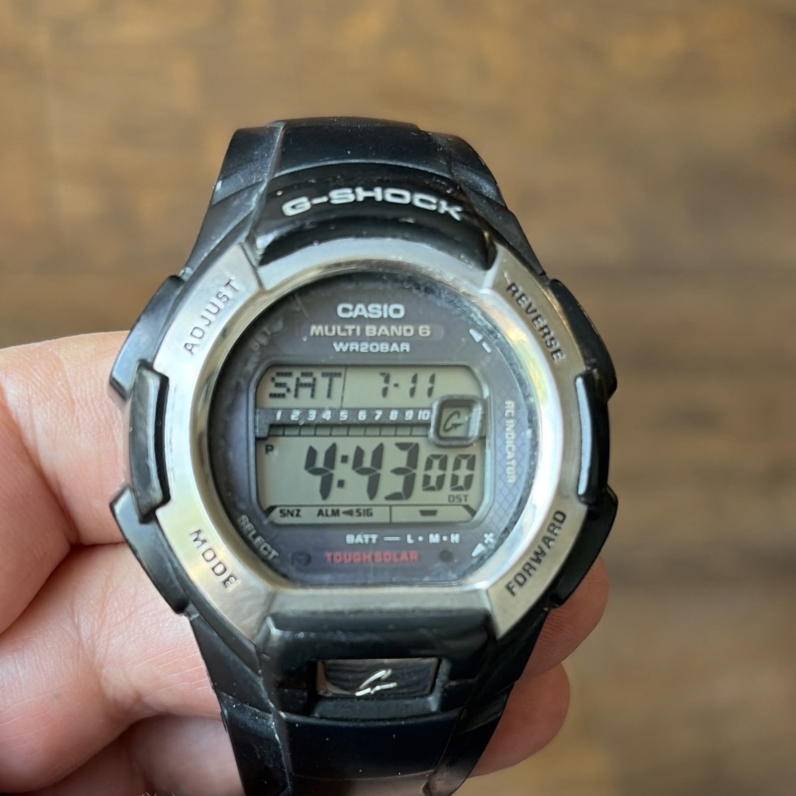 Casio G-Shock GW-M850 Quartz Digital Solar Atomic 200m Black Resin multi band
