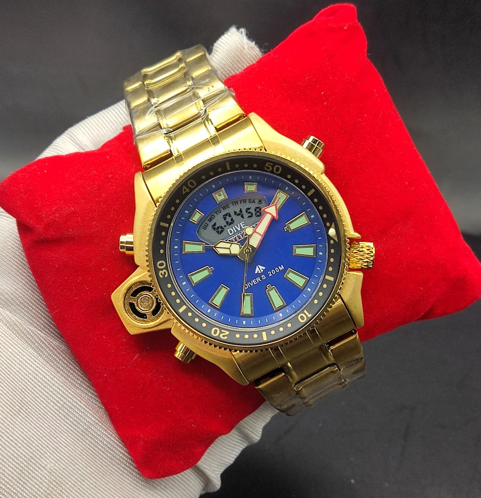 #Refurbished Citizen Promaster Aqualand Blue Dial Analog Men’s Wrist Watch