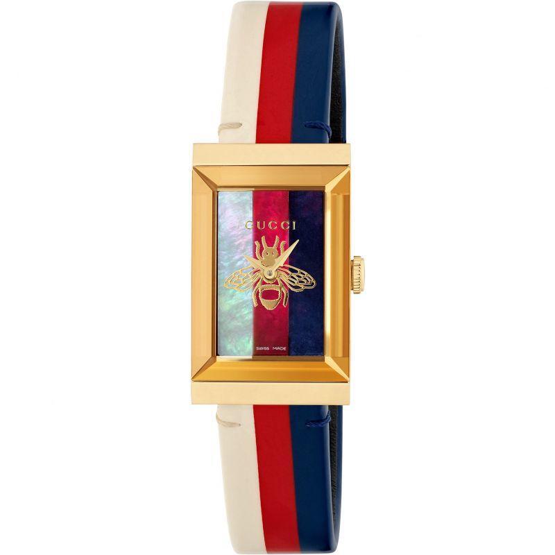 Gucci Women’s G-Frame Multi-Color Quartz Ladies Watch – YA147409 ($1400 MSRP)