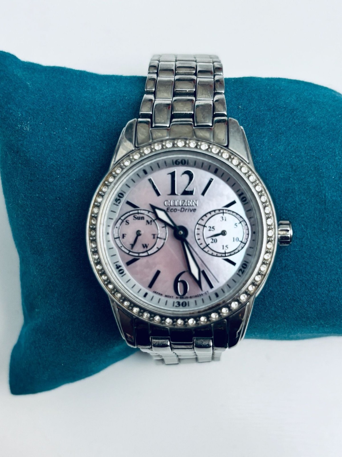 Citizen Eco-Drive Silhouette Crystal Stainless Steel Women’s Watch FD1030-56Y