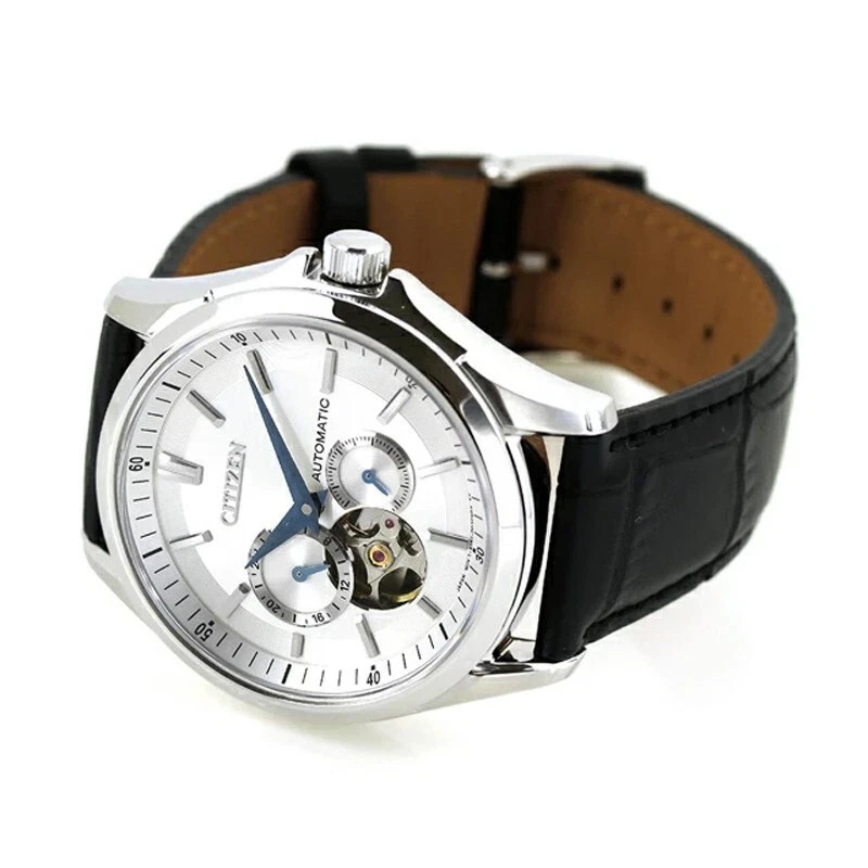 Citizen Collection NP1011-08A Mechanical Automatic Leather Band Men Watch NEW