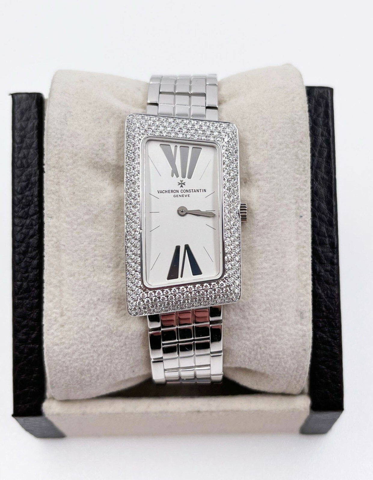 Vacheron Constantin Ladies Cambree Asymmetric 25515/U01G-9233 18K White Gold