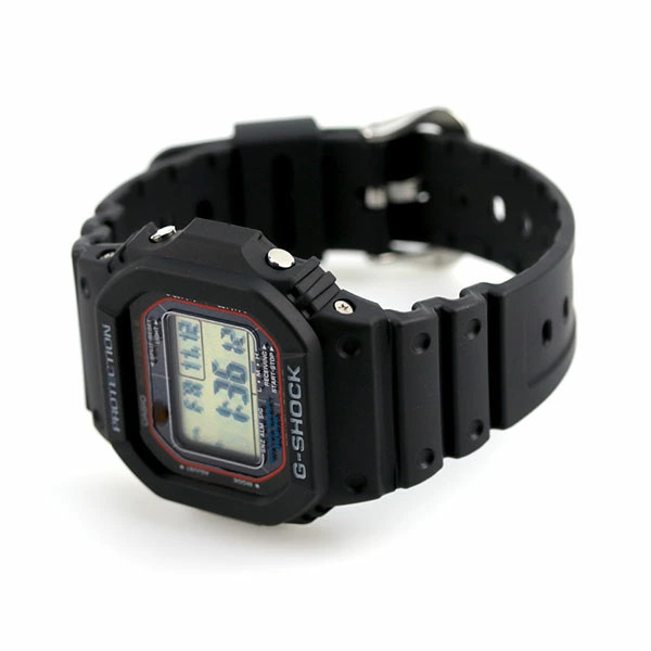 G Shock G SHOCK 5600 Series Radio Solar GW M5610U 1ER Black Black CASIO Men’s Wa