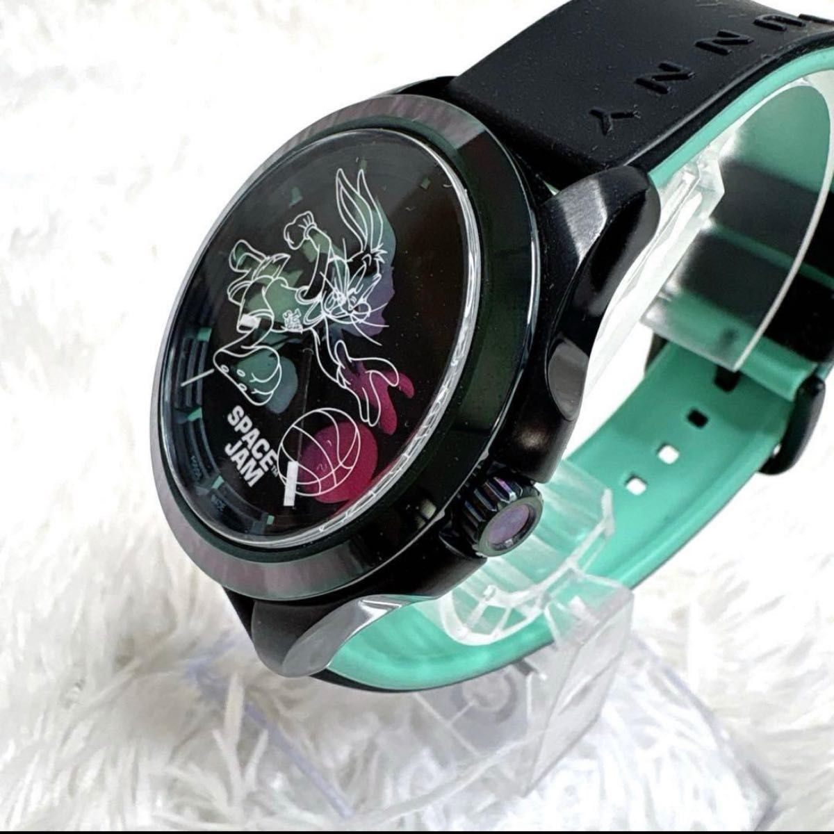 Fossil Space Jam Tune Squad Limited Edition Watch 42mm Quartz Black Japan Used