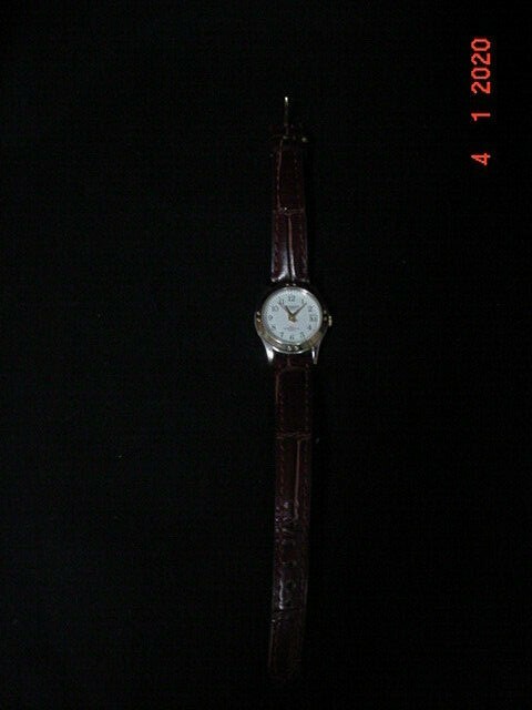 Prestige by Waltham MODEL PIM 274L WRIST WATCH BROWN Band WORKING