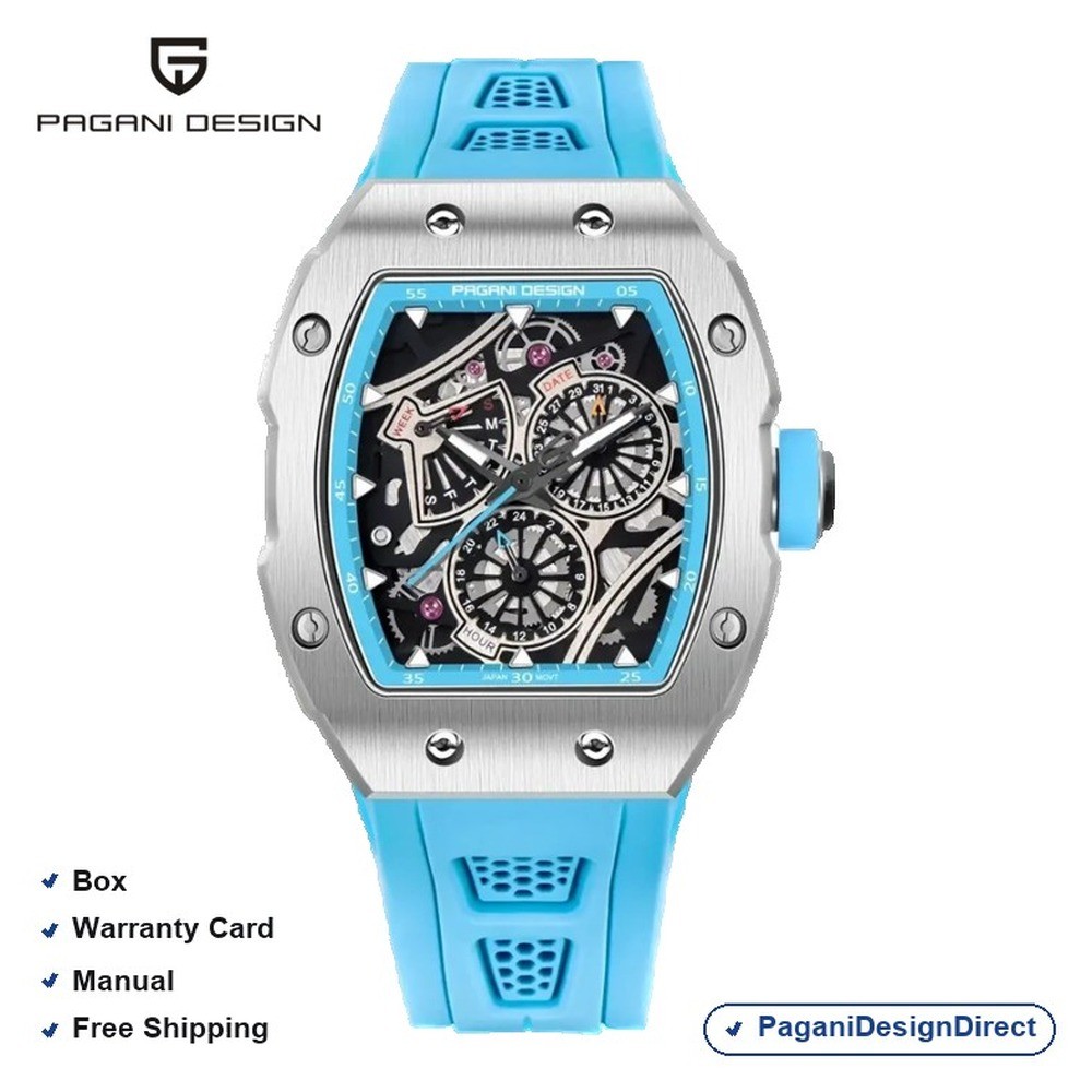 Pagani Design PD-YS012 Blue Stainless Steel Automatic Men’s Watch
