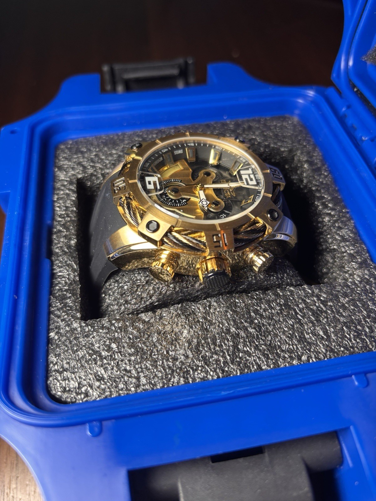Invicta Bolt Men’s 52mm Watch w/ Protective Box