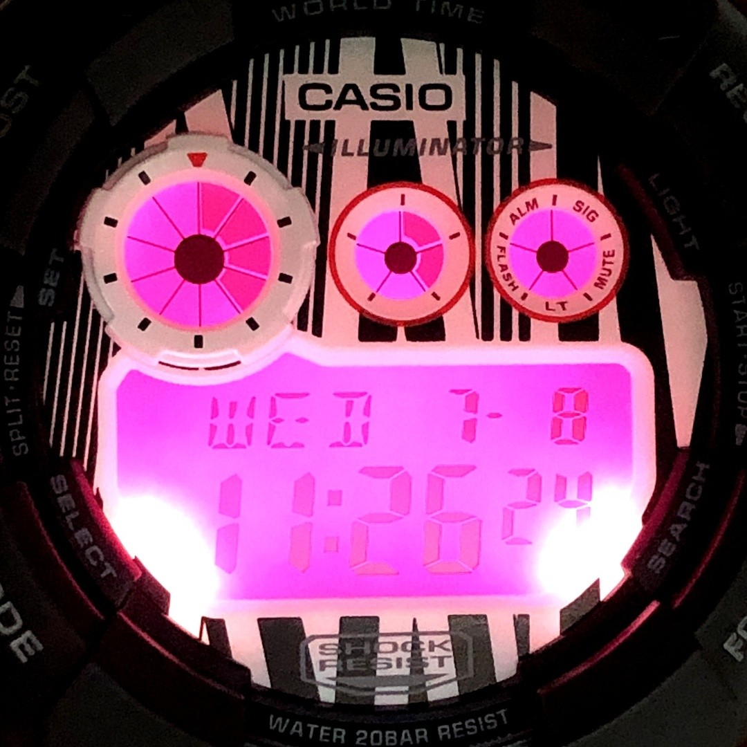 G-Shock GD 120LM 1A MAROK Collaboration Model Big Case Black Pink Purple Release