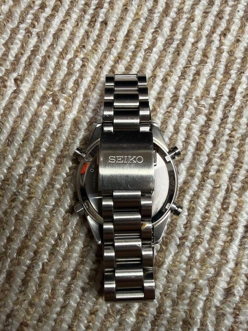 SEIKO Prospex Speedtimer SBER003 Solar Chronograph Black Dial Stainless Steel