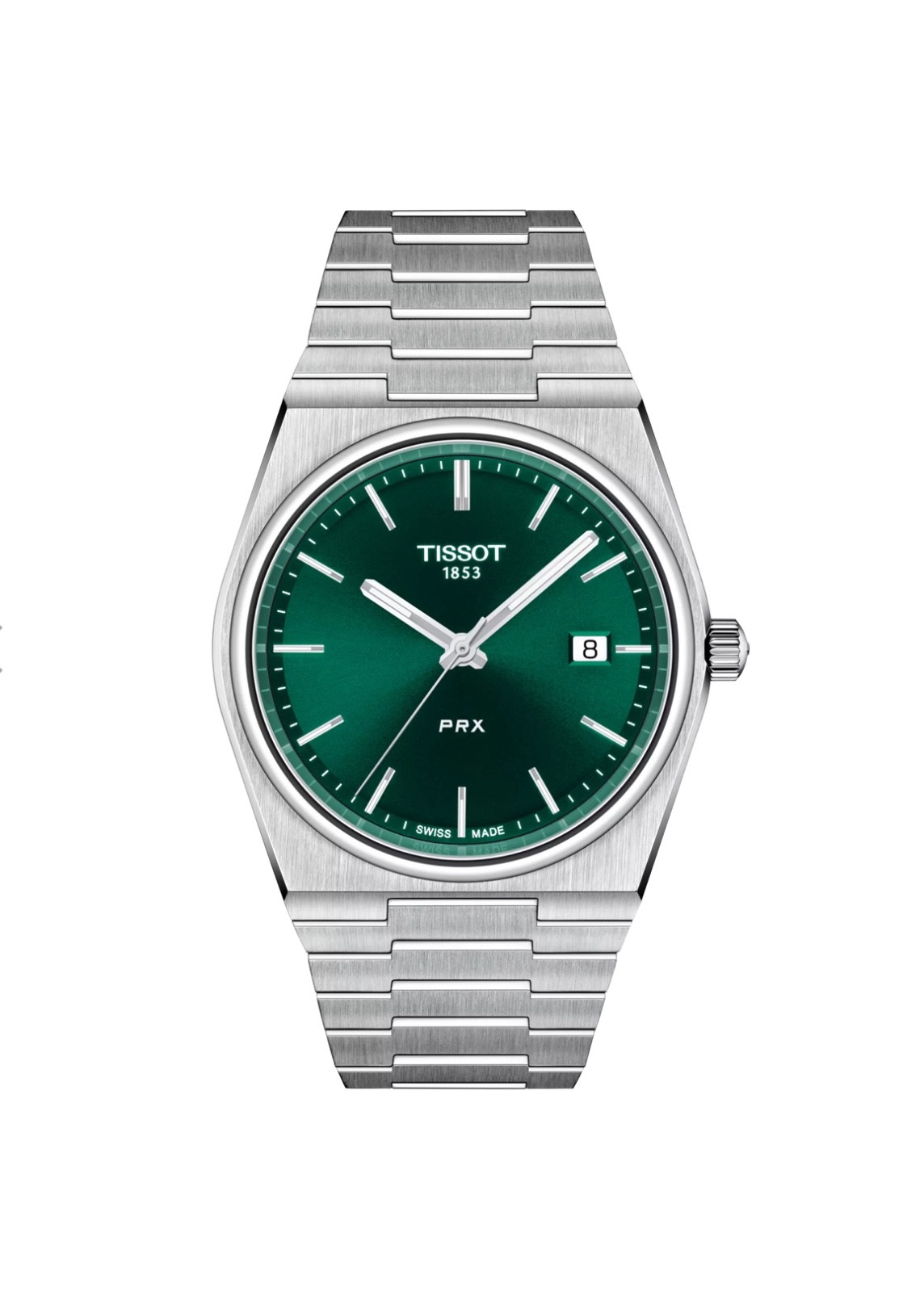 Tissot PRX Classic Quartz Tonneau Shape Men Wristwatch 40 mm – T1374101109100