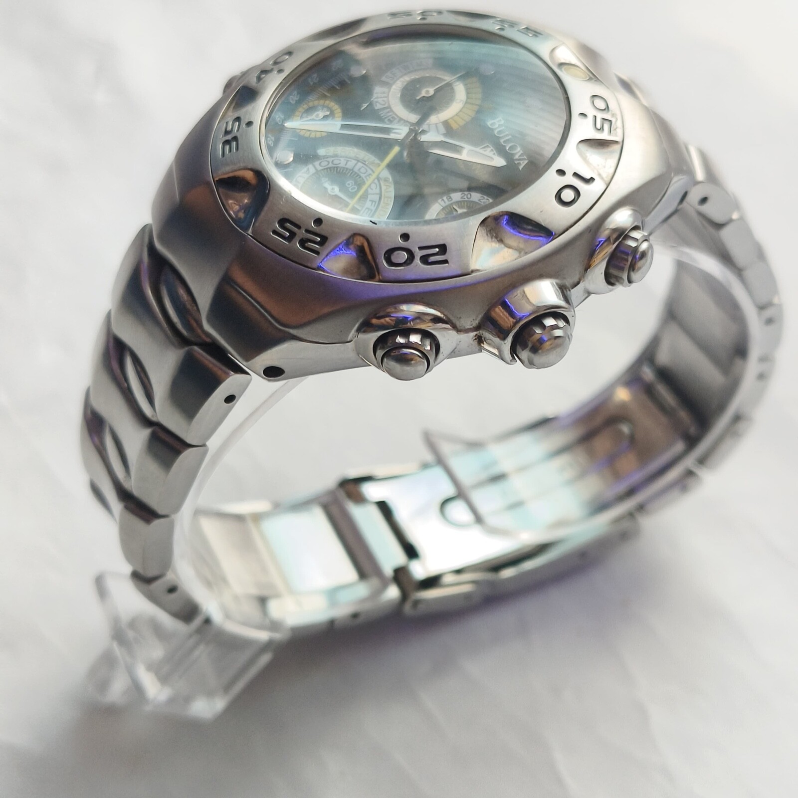 SPECIAL 96C10 BULOVA MILLENNIA PERPETUAL CALENDAR WATCH EB-2
