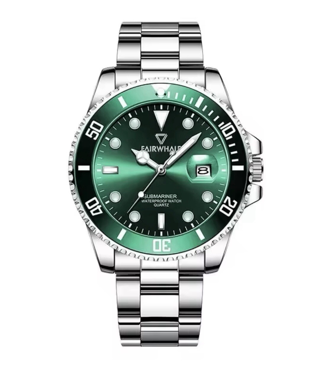 Mark Fairwhale Watch Wristwatches Luminous Water Resistant Quartz Calendar