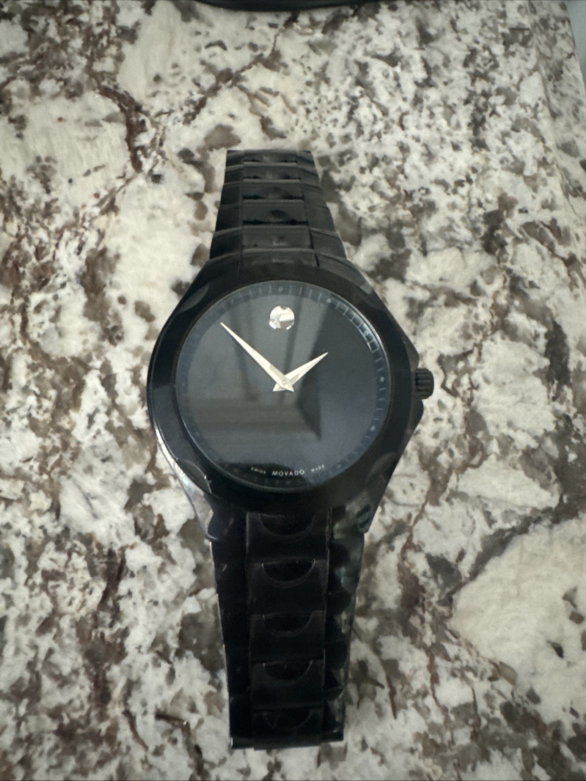 Movado Luno Sport All-Black PVD Men’s Watch – Model 84 G1 1853.A