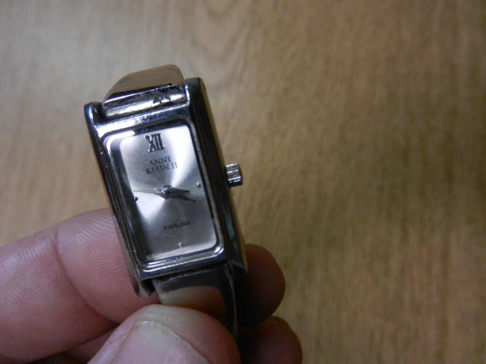 Anne Klein II Sterling Woman’s Wrist Watch .925 Not Running Parts Or Repair