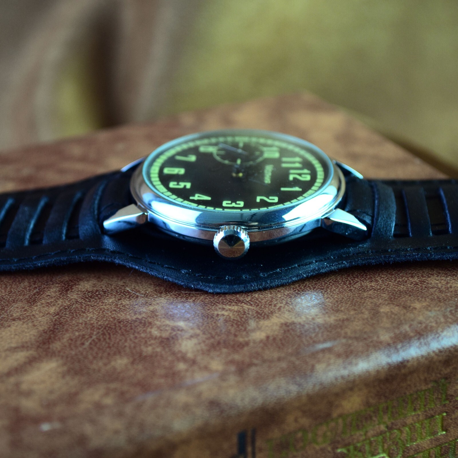 Soviet Men’s Wriswatch Marriage Aviator Vintage Watch Military Style Serviced