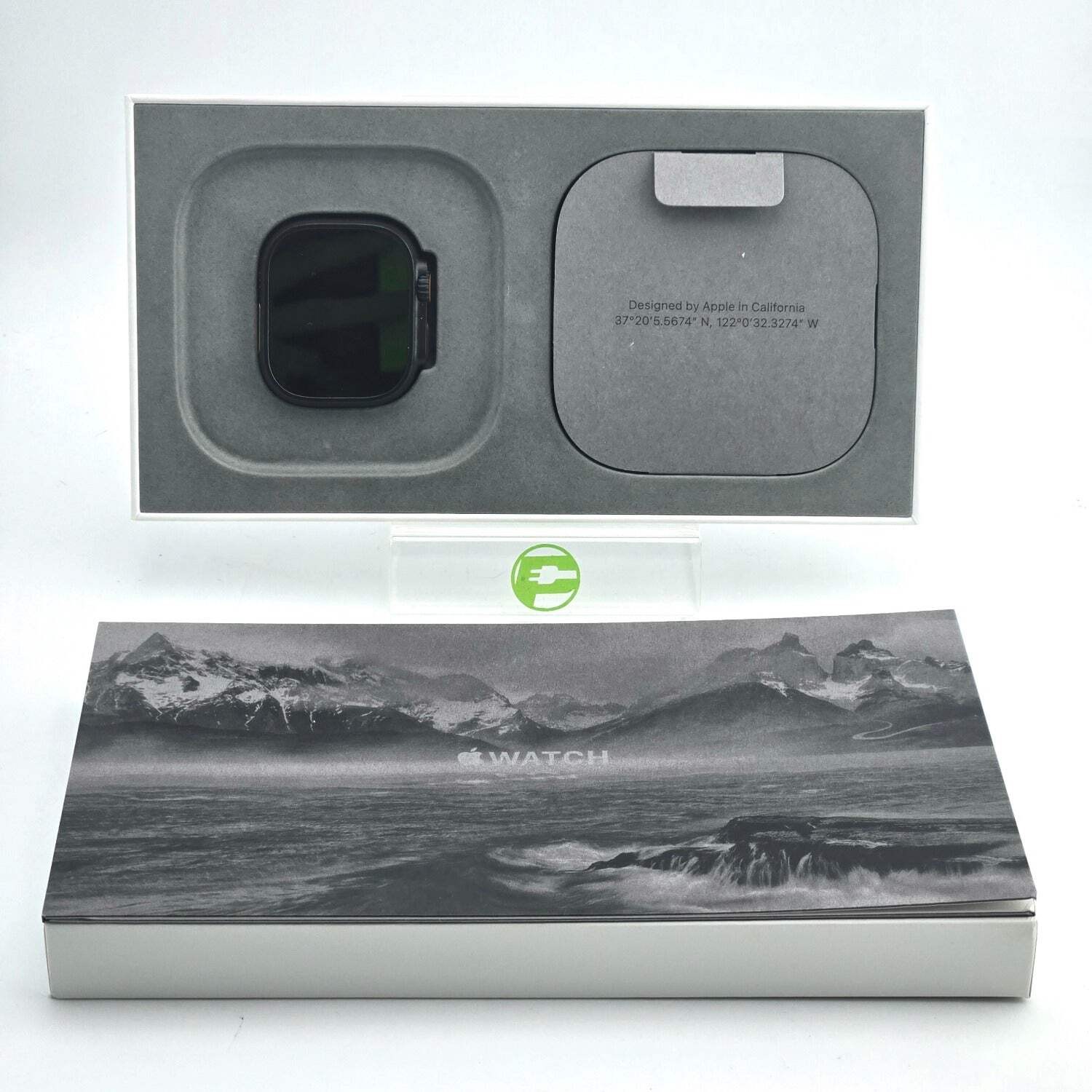 Unlocked Apple Watch Ultra 3 49MM Black Titanium Black Ocean Band MF0J4LW/A