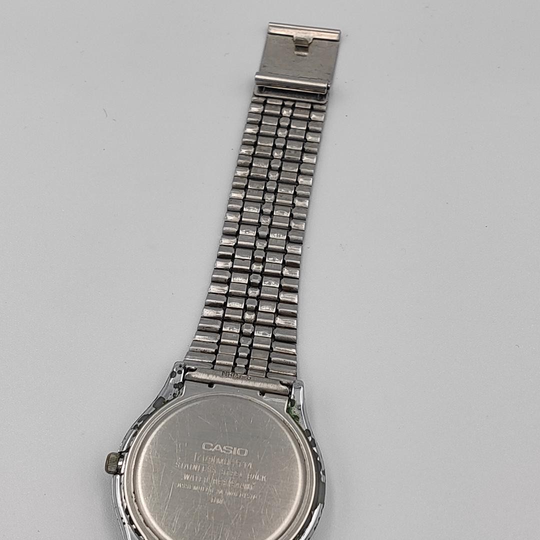Casio MQ-514 Quartz Day-Date Stainless Steel Watch Dead battery