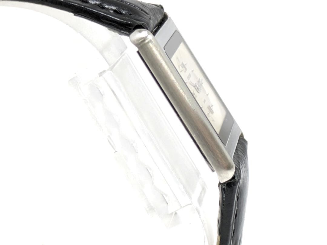 Concord Delirium Quartz New Battery Working Square Watch 17cm 6.7in Silver Dial