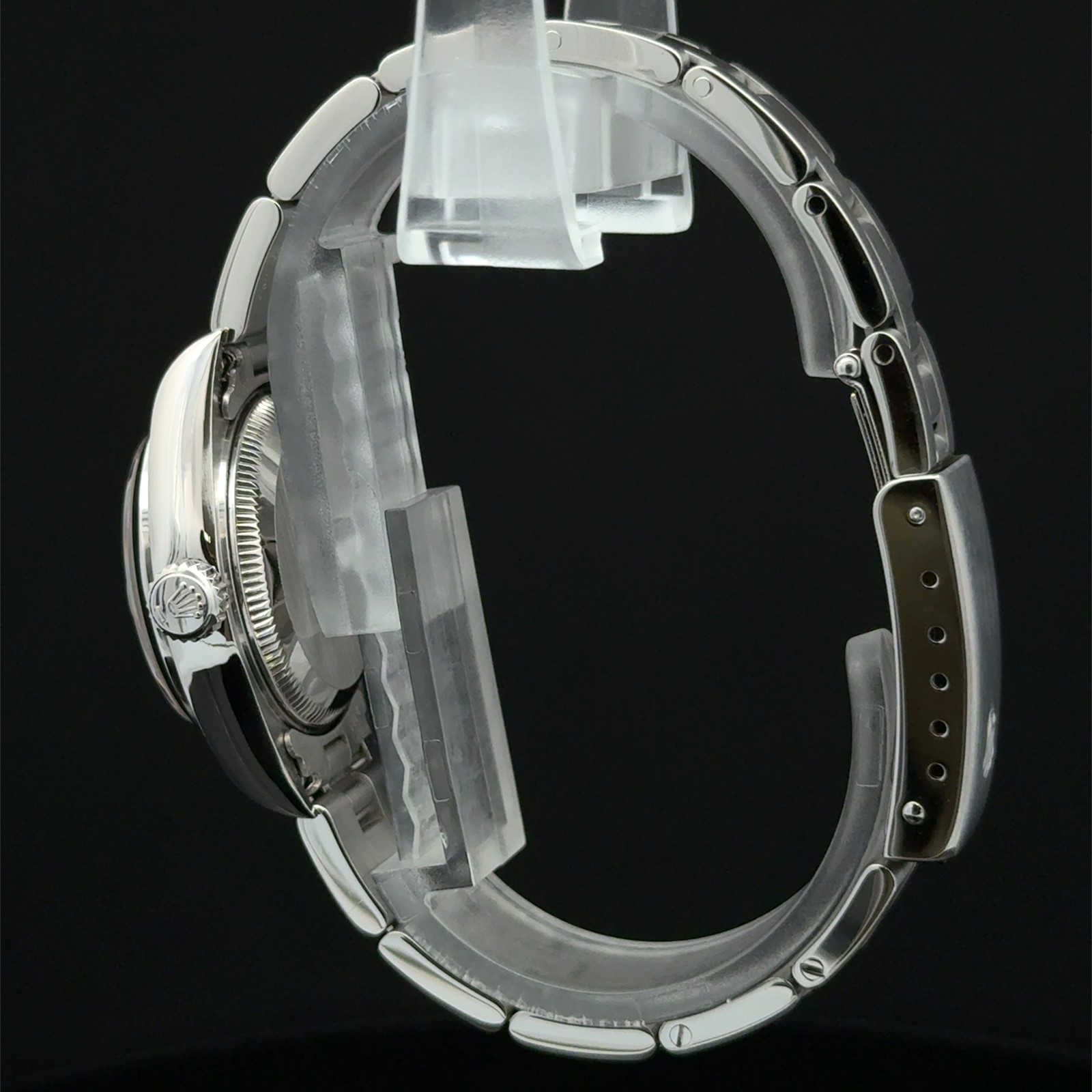 2000 Rolex Oyster Perpetual Date White Arabic Dial Oyster Bracelet 79160 Steel