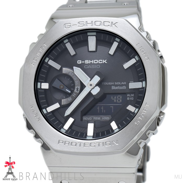 Casio G SHOCK Full Metal 2100 Series Solar Bluetooth Mobile Link GM B2100SD 1AJF