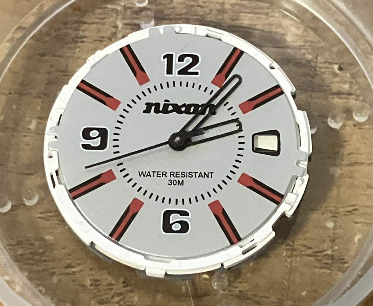 Nixon The Rocker Replacement Watch Movement in Silver/Black
