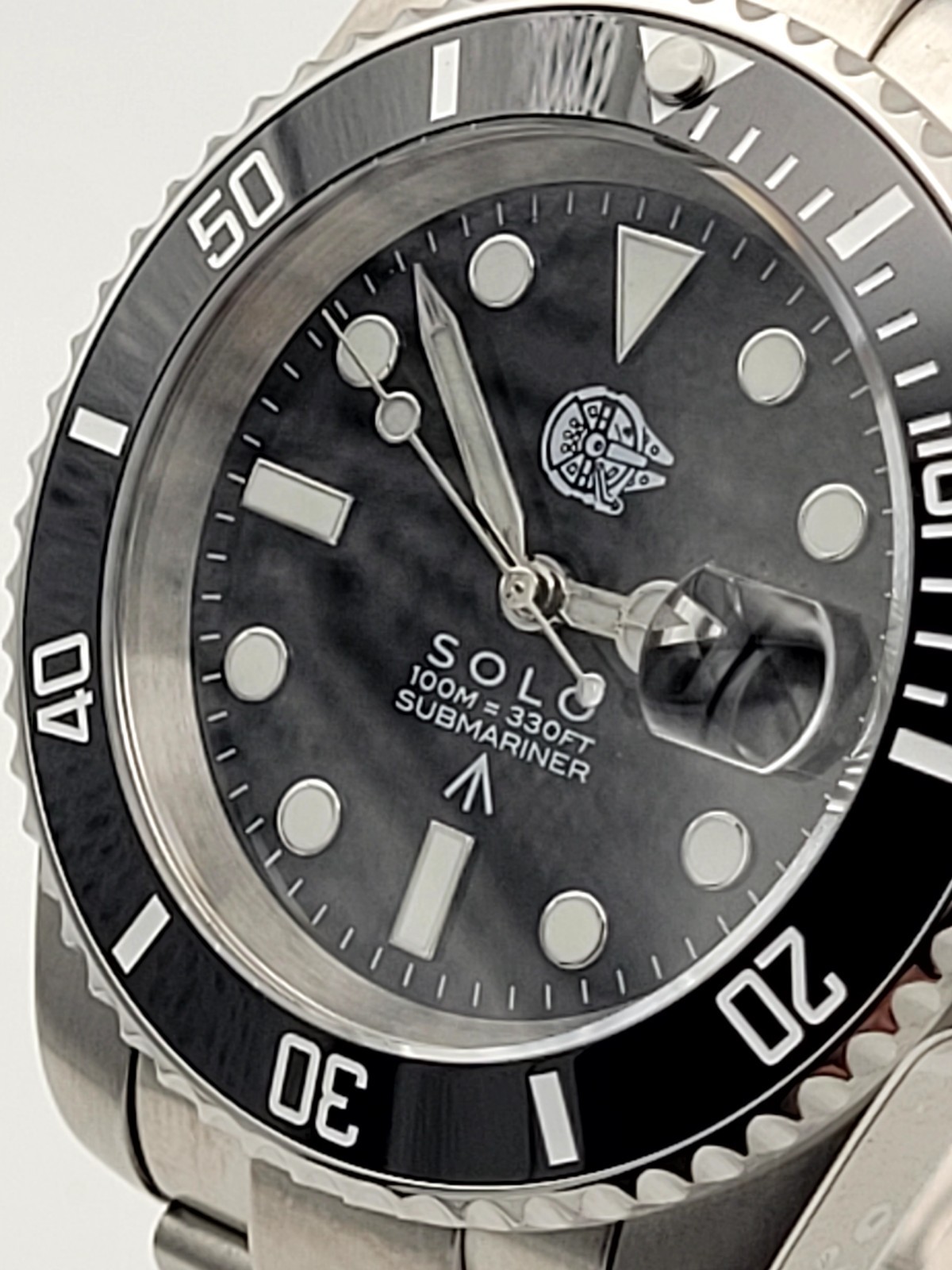 Star Wars Ltd Ed Automatic ‘HAN SOLO’ Citizen Miyota 8215 JAPAN Watch Black.
