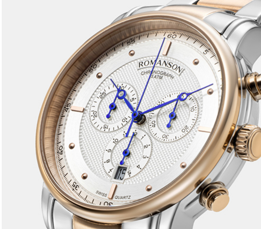 Romanson Chairos Chrono Rose Combination Metal RWTMHM3BS011CRCRCR0 watch